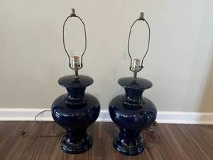 Pair of Hollywood Regency Lamps