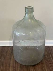 Large Antique Pharmaceutical Glass Bottle