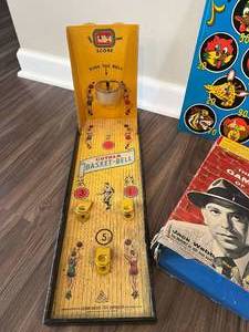 Vintage Games Metal Targets, Ring Toss, Gothem Basket-Bell & More