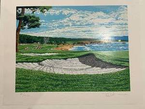 Signed & Numbered 49500 Golf Print