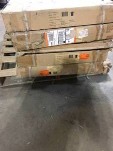 Lot of Assorted NewAge Products VersaRac Gray Adjustable Steel Overhead Garage Storage Rack (48 in W x 96 in D) Customer Returns See Pictures