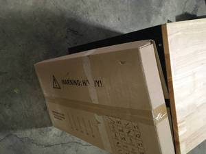 Husky 9-Piece Ready-to-Assemble Steel Garage Workstation in Black (80 in. W x 69.5 in. H x 19.5 in. D) Customer Returns See Pictures