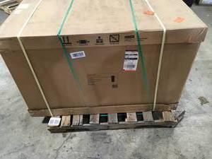 Husky 52 in. W x 25 in. D Standard Duty 9-Drawer Mobile Workbench Cabinet with Solid Wood Top in Gloss Blue Customer Returns See Pictures