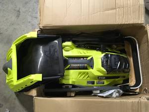 RYOBI 16 in. 13 Amp Corded Electric Walk Behind Push Mower  Customer Returns See Pictures