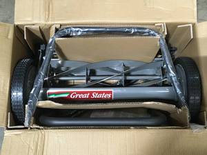 Great States Corporation 18 in. 5-Blade Manual Walk Behind Reel Lawn Mower Customer Returns See Pictures