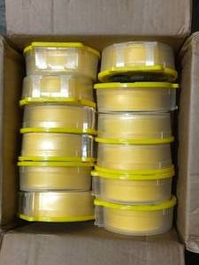 Case of Yellow Frogtape painters Tape rolls Customer Returns See Pictures