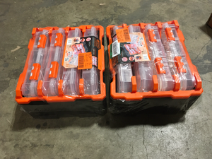 TACTIX 38-Compartment Rack with 6 Small Parts Organizer   Customer Returns See Pictures