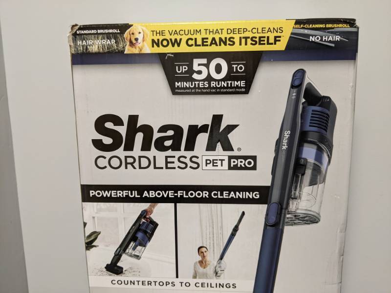 lot 22A image: Brand New Shark Pet Pro Cordless Stick Vacuum Cleaner IZ142HD N