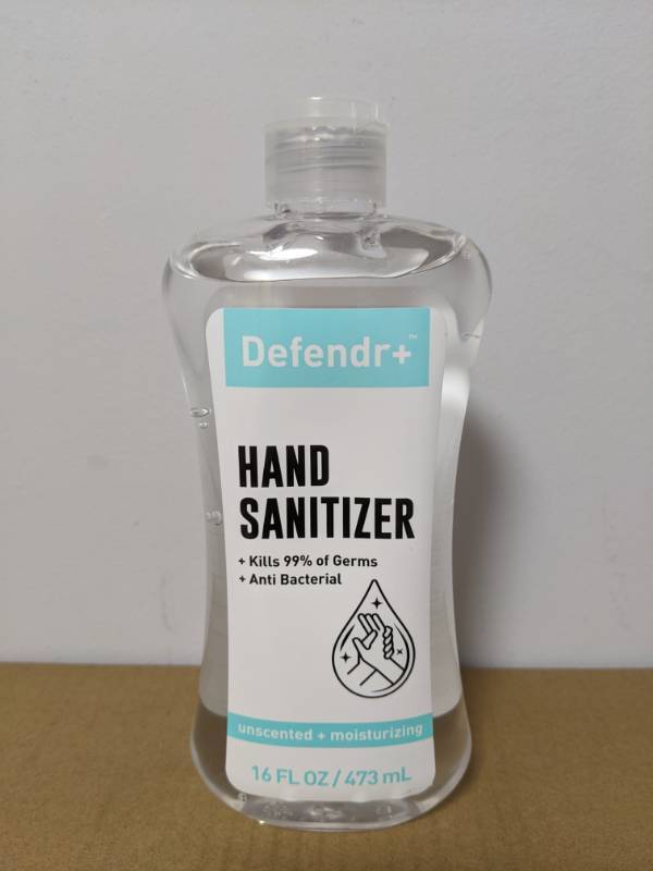 lot 72A image: 1 Case of 24 Brand New Defender  Hand Sanitizer Anti Bacterial N