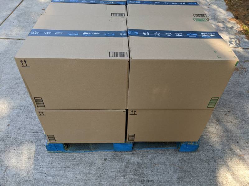 lot 3A image: WOW 12 Amazon Mystery Boxes O