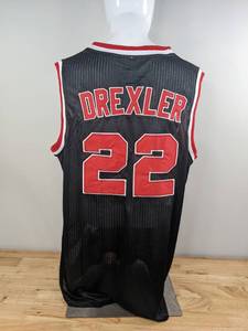 lot 52 image: Clyde Drexler #22 Portland Trail Blazers NBA Adidas Hardwood Classics Basketball Jersey Mens Size 3XL K
