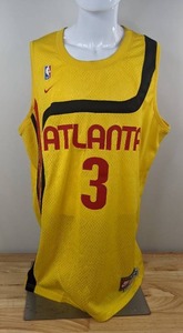 lot 73 image: Shareef Abdur-Rahim #3 Atlanta Hawks NBA Nike Basketball Jersey Size Mens XXL K