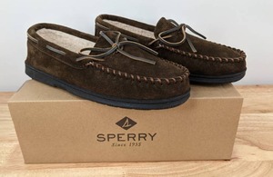 lot 90 image: NEW Sperry Mens Size 9 Trapper Moccasin Slipper N