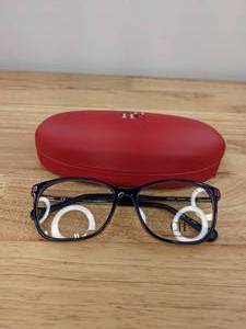 lot 80A image: New Carolina Herrera Eyeglasses with Display Lenses  L