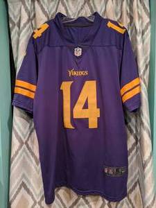 lot 484 image: NFL Minnesota Vikings Stefon Diggs Jersey P