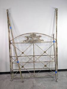 lot 38 image: Corsican Bed Frame Headboard, Footboard, & Side Rails D