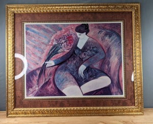 lot 49A image: Framed Art by Barbara A. Wood D