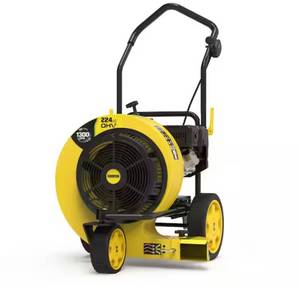 lot 12 image: Brand New Champion Power Equipment 160 MPH 1300 CFM 224 cc Walk-Behind Gas Leaf Blower with Swivel Front Wheel and 90-Degree Flow Diverter N