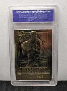 lot 40C image: 1996-97 Skybox EX-2000 23KT Gold Kobe Bryant Rookie WCG 10 Graded Numbered NBA Basketball Lakers Card V