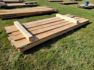 lot 3 image: Rough Sawn 64 ASH Boards - Approx. 264 Board Feet - Kiln Dried