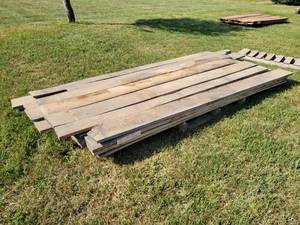 lot 6 image: Rough Sawn 44 ASH Boards - Approx. 160 Board Feet - Kiln Dried