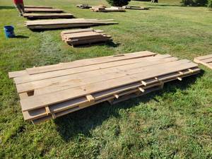lot 7 image: Rough Sawn 34 COTTONWOOD Boards - Approx. 100 Board Feet - Kiln Dried