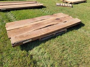 lot 10 image: Rough Sawn 44 BLACK WALNUT Boards - Approx. 96 Board Feet - Kiln Dried