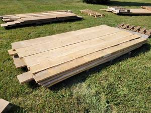 lot 13 image: Rough Sawn 44 ASH Boards - Approx. 128 Board Feet - Kiln Dried