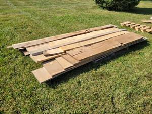 lot 14 image: Lot of Mixed Species Boards - BLACK WALNUT, OAK, ASH, PINE - Approx. 72 Board Feet - Kiln Dried