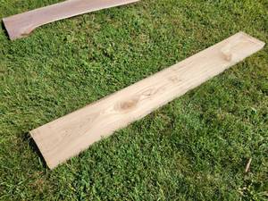 lot 23 image: Rough Sawn ELM Mantle Board - Approx. 75 x 9 x 2 - Kiln Dried