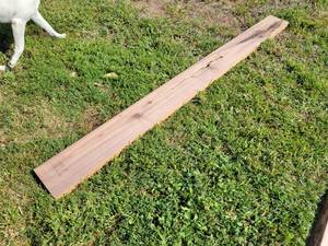 lot 25 image: Rough Sawn BLACK WALNUT Mantle Board - Approx. 98 x 8 x 1.75 - Kiln Dried