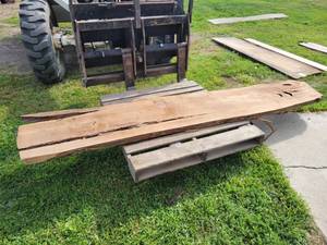 lot 31 image: Live Edge BLACK WALNUT Slab - Approx. 116 x 23 x 2 - Kiln Dried - Would be Great for an Epoxy Project