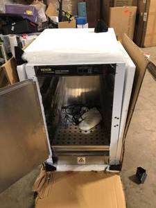 lot 2 image: VEVOR Hot Box Food Warmer 19 in. x 19 in. x 29 in. Concession Warmer UL Listed Hot Food Holding Case, 110-Volt Customer Returns See Pictures