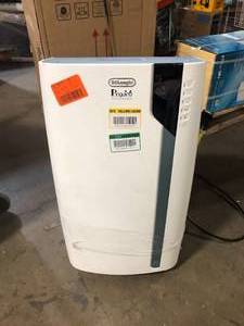 lot 9 image: DeLonghi PACEX390UVcare 14,000 BTU 3-speed 700 sq. ft. Portable Air Conditioner with UV-C Technology Customer Returns See Pictures