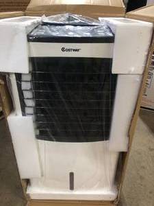 lot 18 image: Gymax Portable Air Conditioner Evaporative Cooler Fan with 3-Modes and Speeds Home Office   Customer Returns See Pictures
