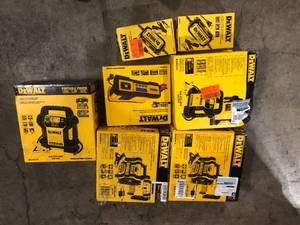 lot 27 image: Lot of Assorted Dewalt Portable Power Stations and Battery Chargers Various Conditions Customer Returns See Pictures