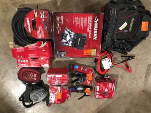 lot 33 image: Lot of Assorted Husky Tools and Hardware Various Models and Conditions Customer Returns See Pictures