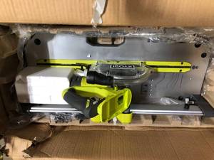lot 36 image: RYOBI ONE 18V 5.5in. Cordless Flooring Saw with Blade (Tool Only)  Customer Returns See Pictures