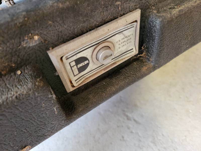lot 52 image: DELTA Poly Truck Toolbox - NO SHIPPING