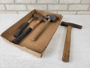 lot 36 image: Assorted Hammers and Hatchet