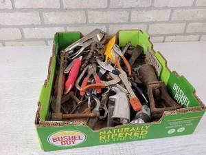 lot 38 image: Assorted Hand Tools - Locking Pliers, Locking Chain Wrench, C-Clamps, Wrenches and More