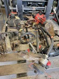 lot 87 image: Lot of CRAFTSMAN Power Heads and Attachments - Blower, Cultivator, Weed Trimmer - NO SHIPPING