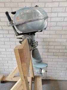 lot 99C image: 1950s Johnson Seahorse Outboard Motor - NO SHIPPING