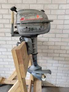lot 99D image: 1960s Evinrude Lightwin 3hp Outboard Motor - Model No. 3706C - NO SHIPPING