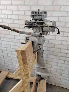 lot 106O image: Vintage Outboard Motor - Model No. 62R - NO SHIPPING