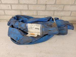 lot 159 image: Cross Country Polyester Roundup Endless Round Sling - ENR7 x 14 - WLL up to 42,400# - Dirty but appears to have never been used