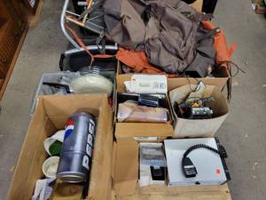 lot 168 image: Pallet Lot Car Stereos, Back Packing Packs, CB Radio and More - NO SHIPPING