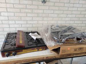 lot 173 image: (2) Koblenz 4-Burner Countertop Outdoor Stoves - Model PFK-400 - Both are new, unsure if complete - NO SHIPPING