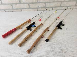 lot 180 image: Lot of (5) Ice Fishing Poles - NO SHIPPING