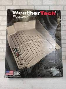 lot 255 image: NEW WeatherTech 2nd Row Floor Liners for 2007-2016 GMC Acadia, 2008-2017 Buick Enclave, 2009-2017 Chevrolet Traverse and 2007-2016 Saturn Outlook - Part No. 461112 - Grey Color